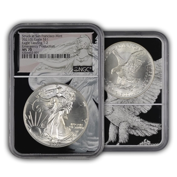 2021 Silver Eagle - S Mint Type 2 - Eagle Core - NGC 70