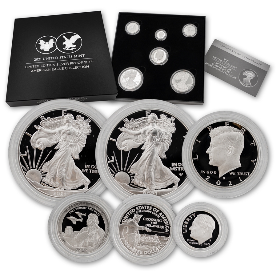 2021 US Mint Silver Eagle Proof Set Limited Edition