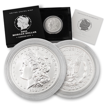 2021 Morgan Silver Dollar-Carson City Mint-Original Government Packaging