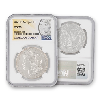 2021 Morgan Dollar - Denver - NGC 70 (The KEY)