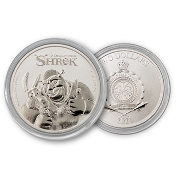 2021 20th Anniversary Shrek 1oz Silver