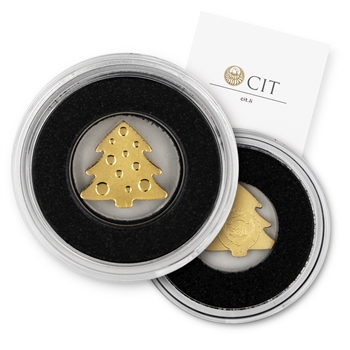 Palau - Golden Christmas Tree - 1/2 Gram Gold - Uncirculated