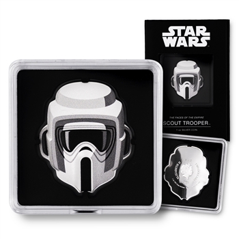 2021 Star Wars Face of the Empire 1 oz Silver â€“ Scout