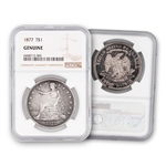 1877 Trade Dollar-Philadelphia-NGC Genuine