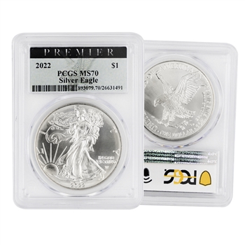 2022 Silver Eagle - Premier - PCGS 70