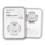 1967 Kennedy Half Dollar - SMS - NGC 68