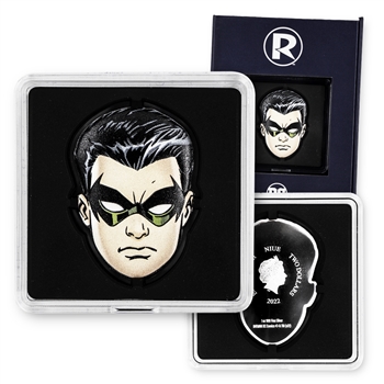 2022 DC Faces of Gotham 1 oz Silver - Robin