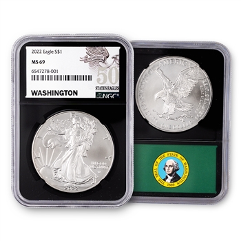 2022 50 States Eagles - Washington - NGC 69