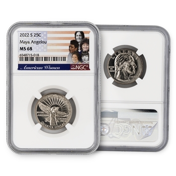 2022 Maya Angelou Quarter - San Francisco - NGC 68