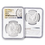 2021 Morgan Silver Dollar - San Francisco - NGC 70