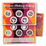 2022 Women Making History 5pc - P-D-S + Proofs - #1 M Angelou