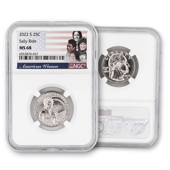 2022 Sally Ride Quarter - San Francisco - NGC 68