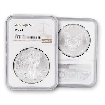 2019 Silver Eagle-NGC 70