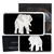 2021 SI African Elephant - 1oz Shaped Silver - AOA