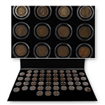 50 Years of Indian Cents with Album Display - 1859 to 1909 - 52 coins