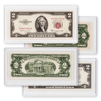 The last $2 Legal Tender Notes (Red)-2pc Set