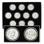 The Last 10 Franklins - 1959 P & D to 1963 P & D - UNC