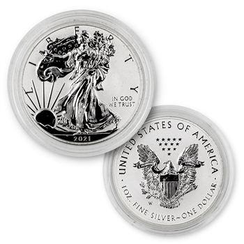 2021 Silver Eagle-T1 West Point-Reverse Proof