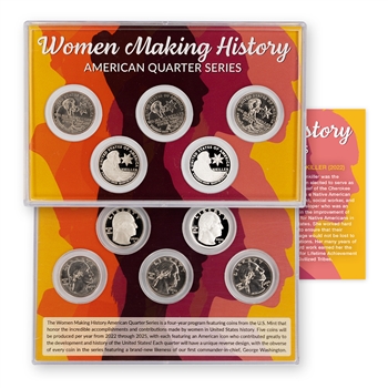 2022 Women Making History 5pc-P-D-S+Proofs-#3 W Mankiller