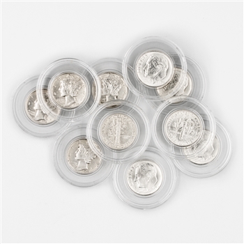 90% Silver Dime 10 Pack-Mercury & Roosevelt-Uncirculated
