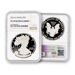 2012 Silver Eagle Proof - San Francisco - NGC 70