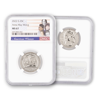 2022 Anna May Wong Quarter-San Francisco-NGC 67