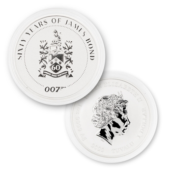 2022 1oz Silver-James Bond Family Crest-Uncirculated