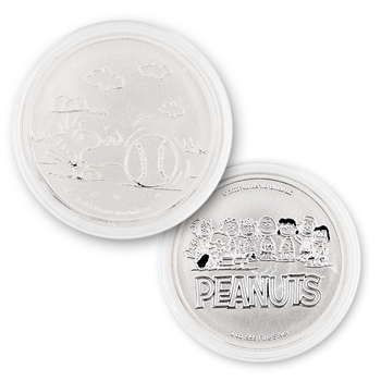 2022 Peanuts-Woodstock 1oz Silver Round-Uncirculated