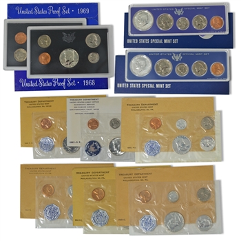 1960s Proof Sets (1960 to 1969) w/SMS-EasyPay #1