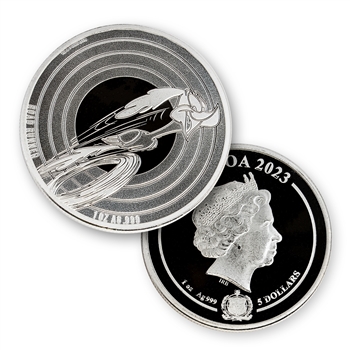 2023 Samoa 1oz Silver-Looney Tunes-Road Runner Unc