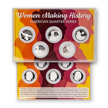 2022 Women Making History 5pc Set-Silver Proofs(Custom)