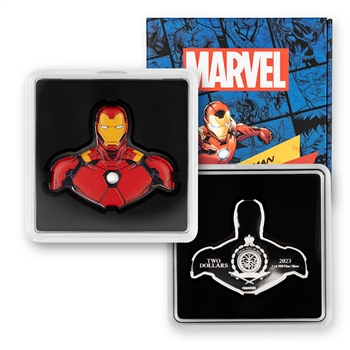 2023 Marvel-Iron Man 1oz Silver Coin