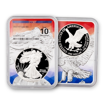 2023 Silver Eagle-Proof-Eagle Core-NGC X10