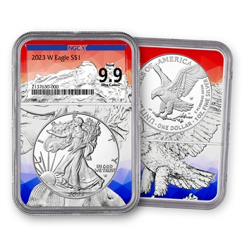 2023 Silver Eagle-Proof-Eagle Core-NGC X9.9