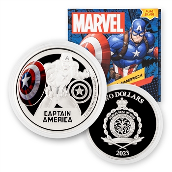 2023 Marvel Classic Black Panther  - 1oz Captain America