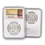 1962 Franklin Half Dollar - Bugs Bunny - NGC 64 Bill Fivaz