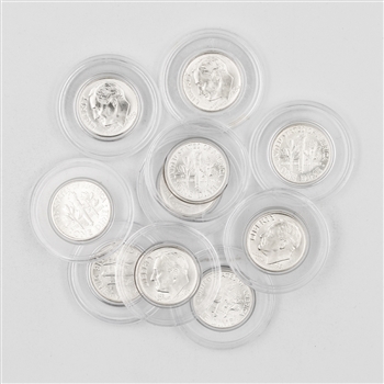 90% Silver Roosevelt Dimes-Uncirculated