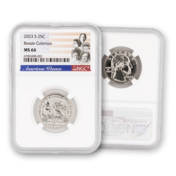 2023 Bessie Coleman Quarter-San Francisco-NGC 66