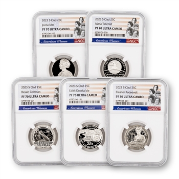 2023 Women Making History Quarters-NGC 70 Proofs