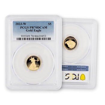2023 AE $5 Gold-Proof-PCGS 70
