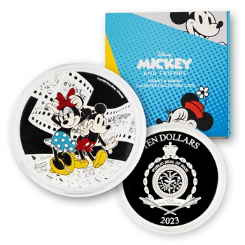 2023 Disney 3 oz Silver Proof - Mickey and Minnie