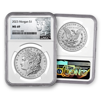 2023 Morgan Silver Dollar-Philadelphia-NGC 69