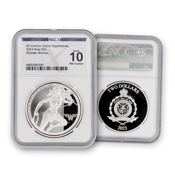 2023 Wonder Woman DC Classics-1oz Silver Proof NGC X 10