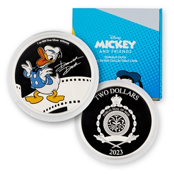 2023 Disney Mickey and Friends-Donald Duck-1oz Silver PF