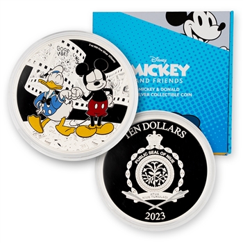 2023 Disney Mickey and Friends-Donald Duck-3oz Silver PF