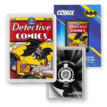 2023 DC COMIX-Detective Comics #27 Batman-1oz Silver