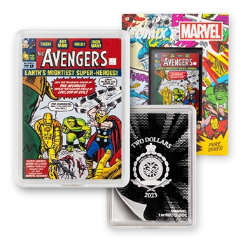 2023 Marvel COMIX-Avengers #1-1oz Silver