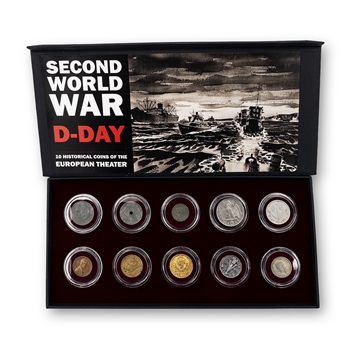World War II-10 Historical Coins-European Theater