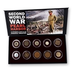 World War II - 10 Historical Coins - Pacific Theater