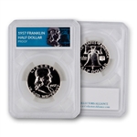 1957 Franklin Half Dollar - Proof - Defender Holder